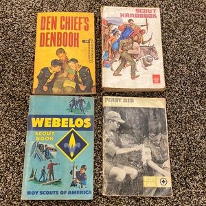 Vintage scout handbooks